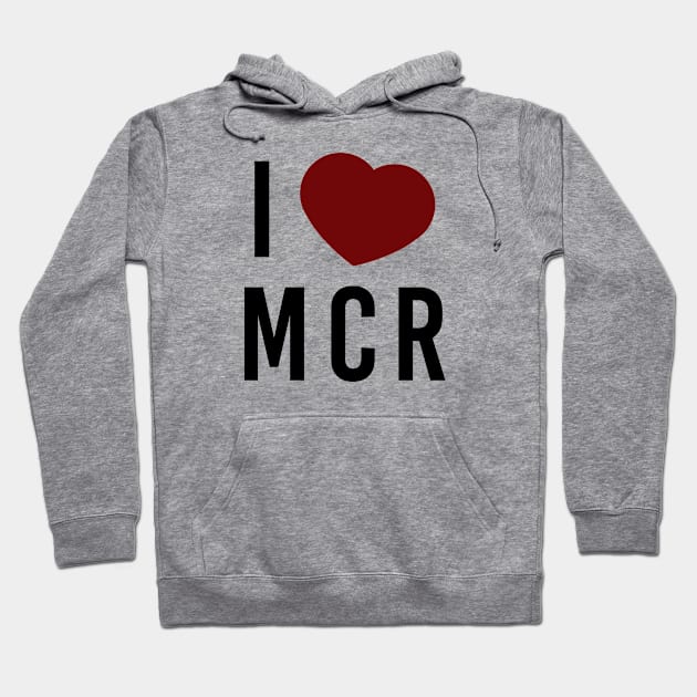 I Love Manchester Hoodie by chgcllc